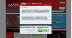 Desktop Screenshot of cebes.org.br